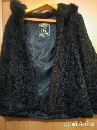 Каракулевая Короткая шубка 42-44 р