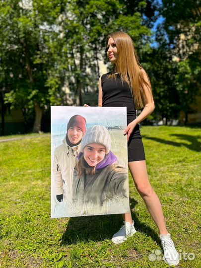 Портрет на холсте по фото / Фото на холсте