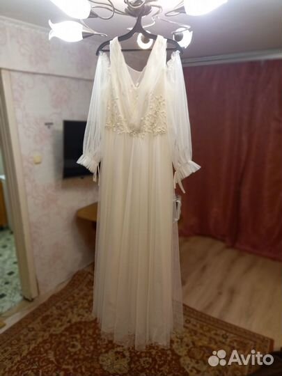 Свадебное платье 46 48 новое