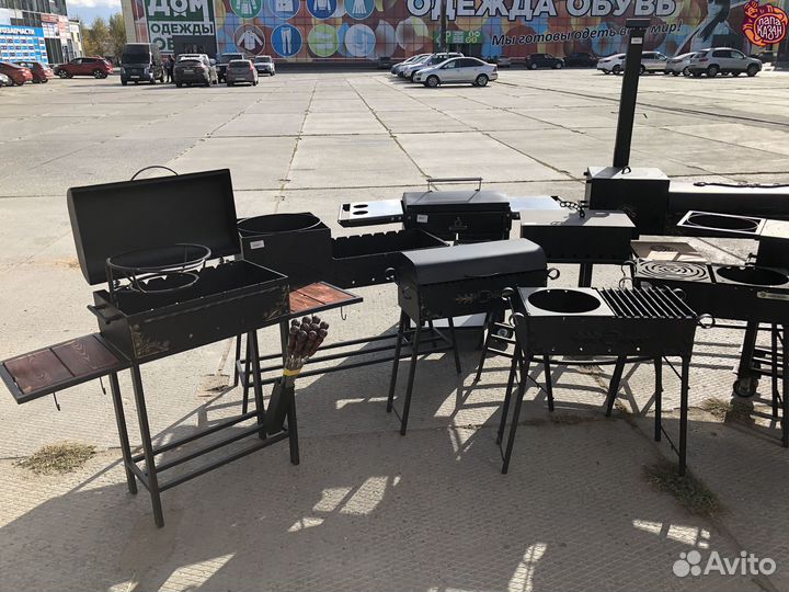 Мангал барбекю печь под казан многофукционал 400