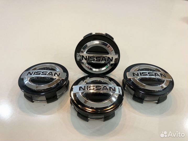 Колпачки на литые диски nissan 54mm