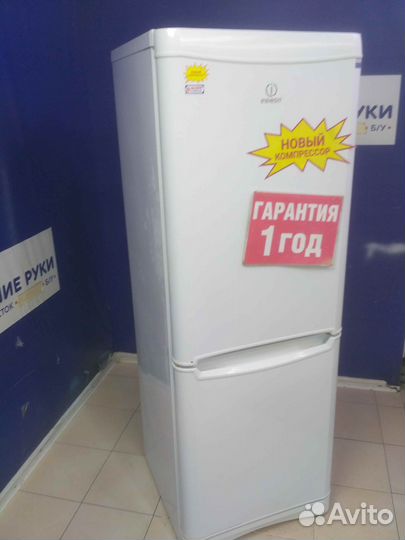 Холодильник бу indesit с гарантией 1 год