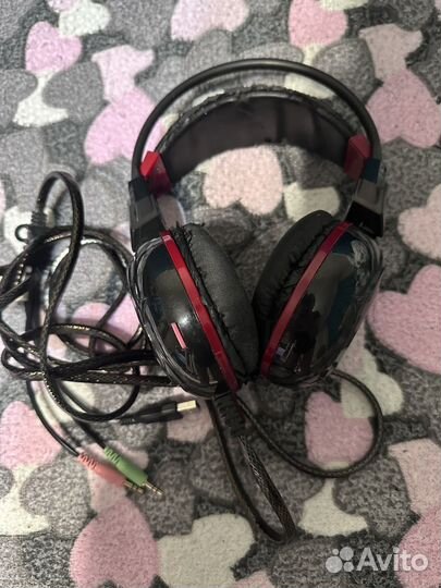 Игровые наушники с микрофоном bloody