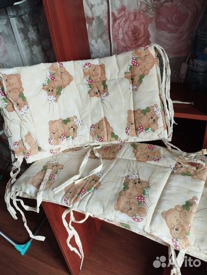 Бортики в детскую кроватку бу