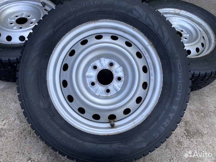 Колеса renault duster 215.65.16 nokian nordman7