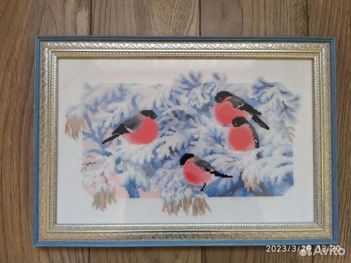 Картина вышитая крестом