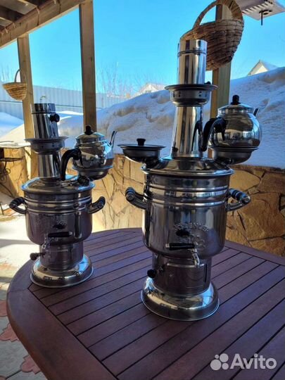 Турецкий дровяной самовар