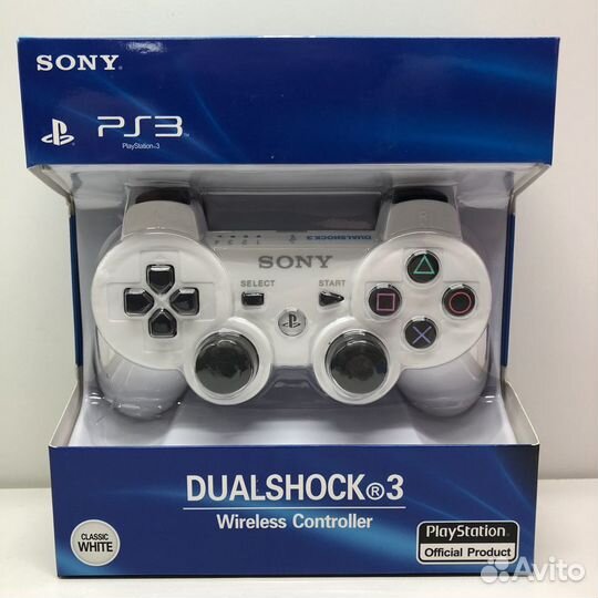 Геймпад новый для PS3 белый