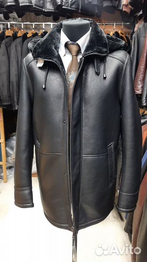 Мужская дублёнка классика