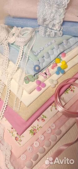 Набор тканей на одежду для кукол