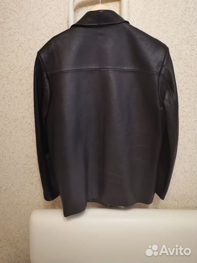 Куртка мужская кожаная натуральная Италия 48 etong