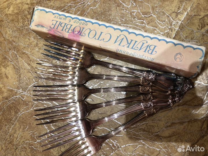 Вилки мельхиоровые СССР новые не пользованные
