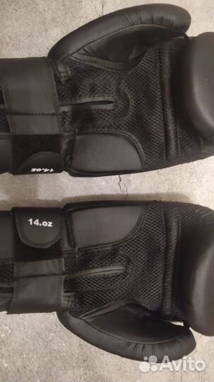 Новые перчатки бокс Green Hill silver. 14oz