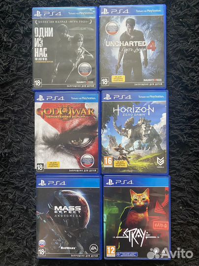 Игры на ps4 диски