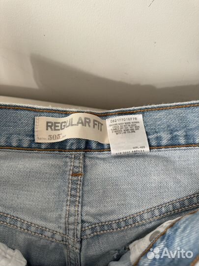 Джинсы levis голубые 505 оригинал