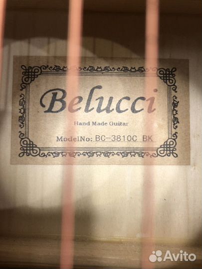 Классическая гитара belucci