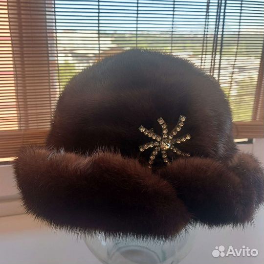 Шапка норковая женская
