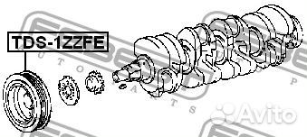 Шкив коленвала 1zzfe
