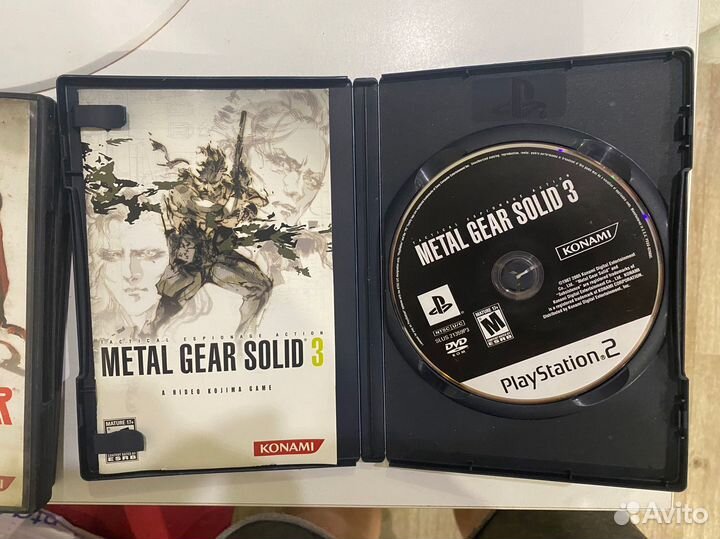 Диск игровой для ps2 metal gear solid 3