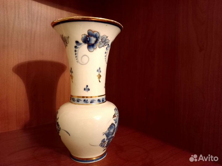 Ваза гжель, гарднер-вербилки