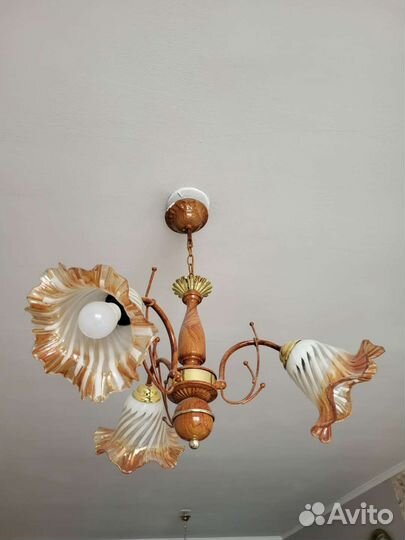 Люстра потолочная бу
