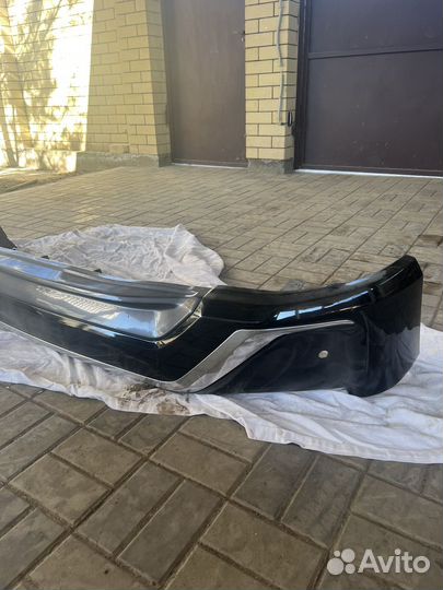 Передняя губа на land cruiser 200