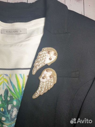 Брошь Крыло Ангела