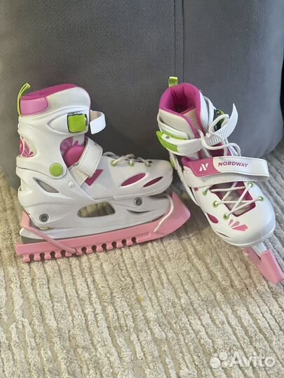 Коньки детские раздвижные 30 33