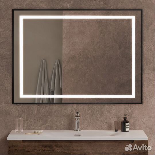 Зеркало BelBagno SPC-kraft-1000-800 cm sens-nero