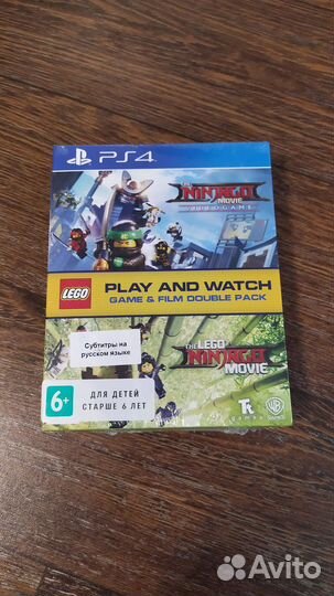 Новый диск lego Ninjago Movie Double pack PS4