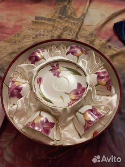 Чайный сервиз на 6 персон, фарфор