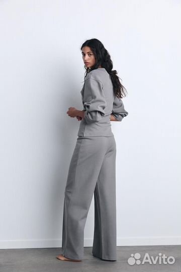 Брюки Zara базовые хлопковые