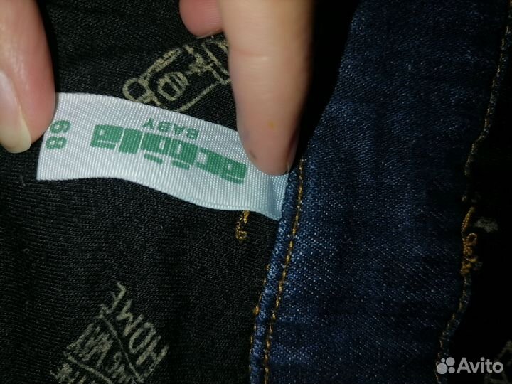 Джинсовый Комбинезон 68