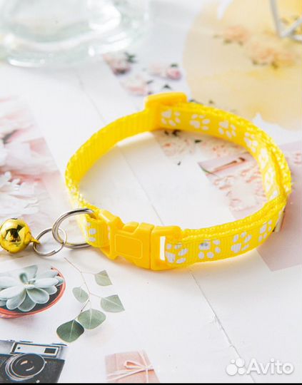 Ошейник новый с колокольчиком