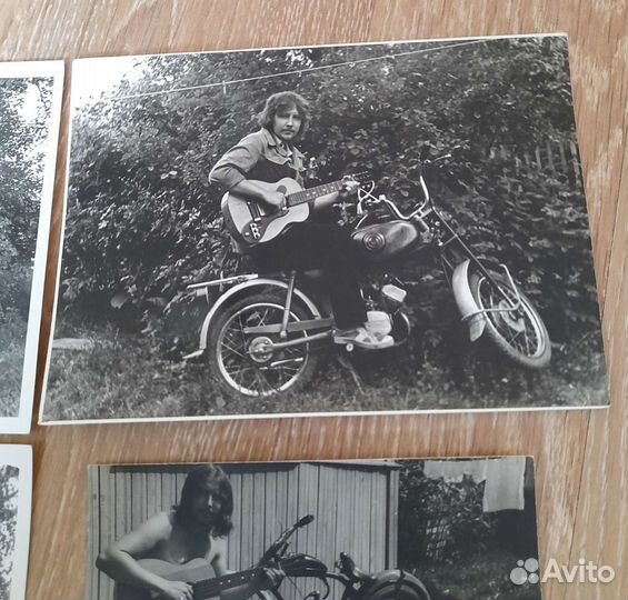 Четыре старых фото с мопедами. СССР. 80-е