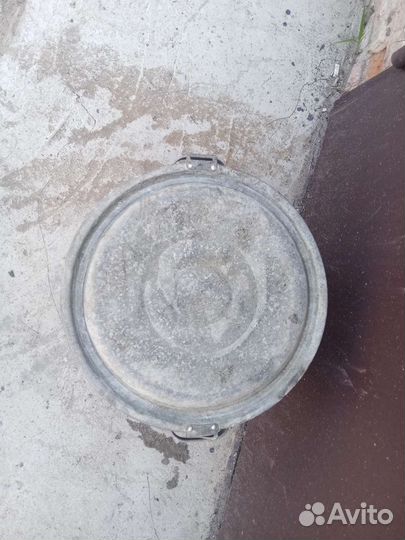 Бак оцинковка с крышкой 30 л СССР