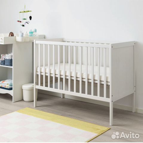 Детская кровать IKEA с матрасом