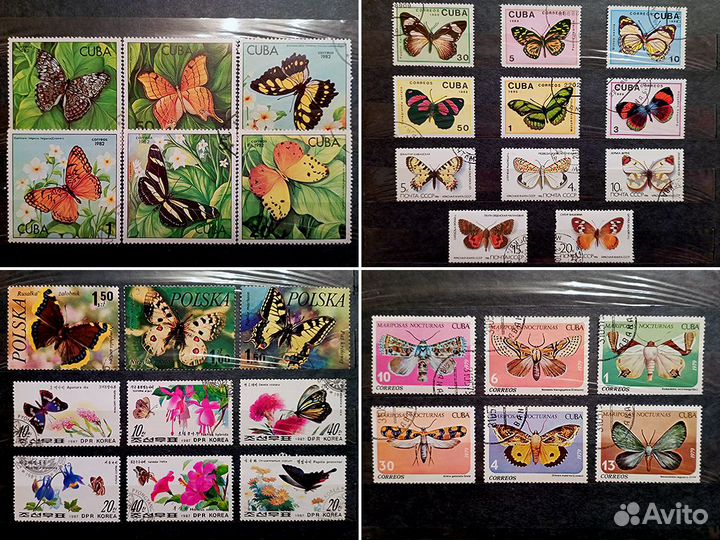 Марки почтовые зарубежных стран (только обмен)