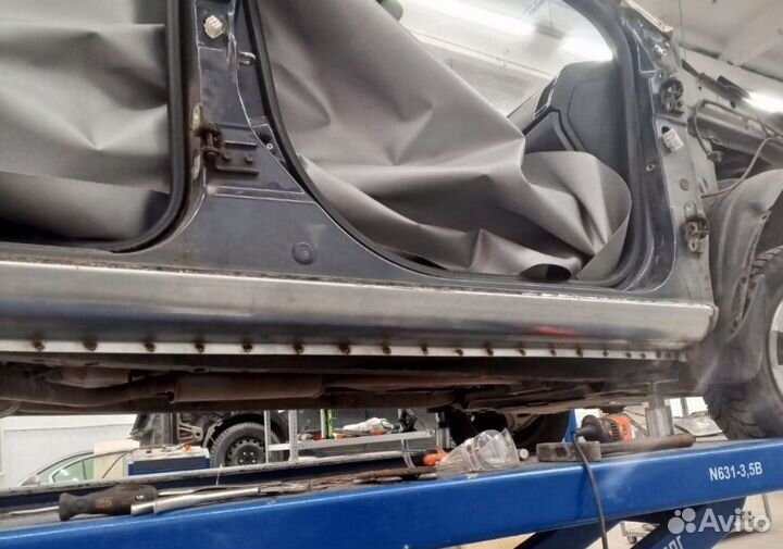 Новые пороги и арки для Mercedes-Benz W203