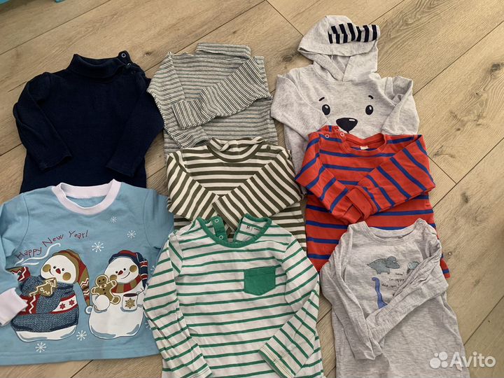 Вещи пакетом на мальчика 74 80