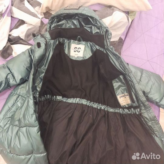 Пальто зимнее для девочки 134