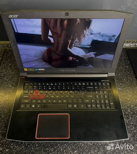 Игровой ноутбук Acer predator i7-8750/gtx1060/16g