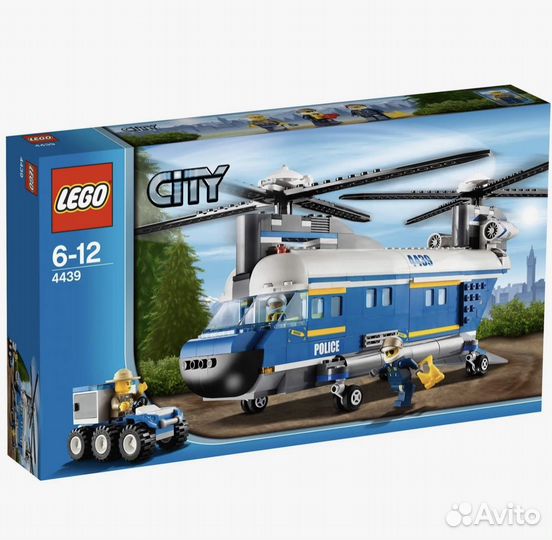 Lego City арт. 4439 грузовой вертолет