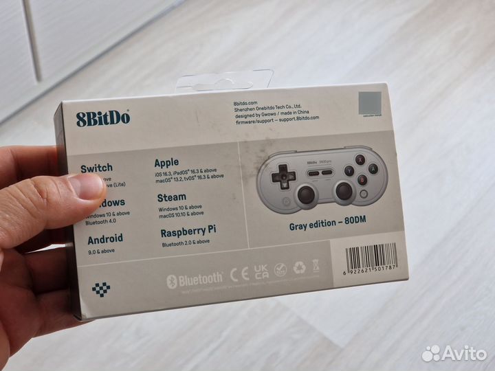 Геймпад 8bitdo sn30 pro Bluetooth