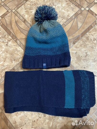 Комплект шапка шарф унисекс