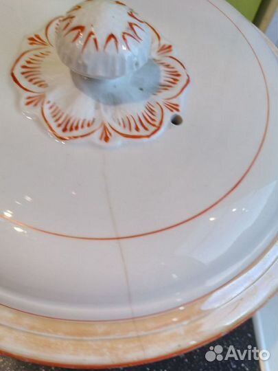 Супница фабрики Кузнецова.Клеймо