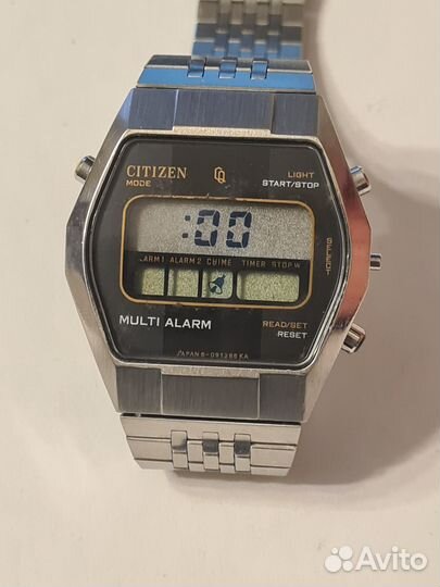 Часы Citizen (Р79) 4-097386 Multi-Alarm, 70-е, нер