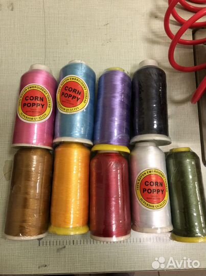 Нитки для машинной вышивки. Вышивальные нитки виск