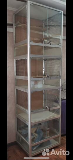 Витрина для шиншилл бу