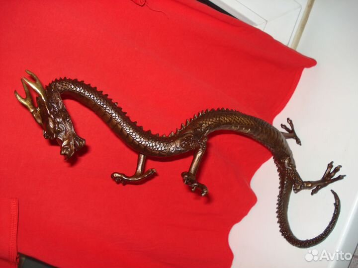 Большой Дракон Год Дракона 2024 Бронза 44см Dragon